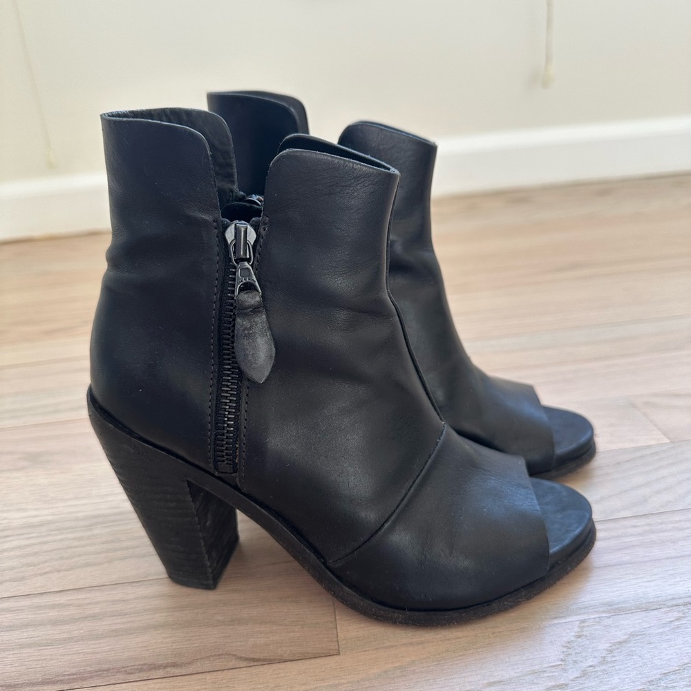 Rag & Bone Noelle peep toe booties